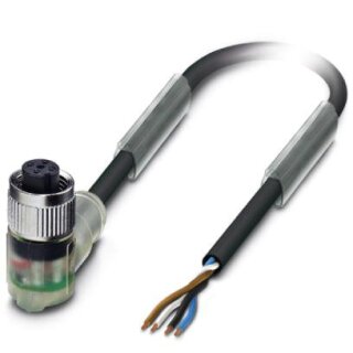 Phoenix Contact - 1668302 - SAC-4P- 5,0-PUR/M12FR-3L - Sensor-/Aktor-Kabel