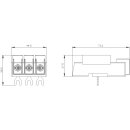 Klemmenblock Type E 3RV2928-1H für Leistungsschalter S00/S0