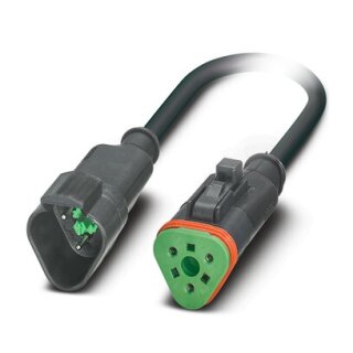 Phoenix Contact - 1415003 - SAC-3P-DTMS/ 0,3-PUR/DTFS - Sensor-/Aktor-Kabel