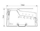 Einspeisemodul IB IL 24 PWR IN/R/L-0.8A-PAC Inline-Nachspeiseklemme 24 V