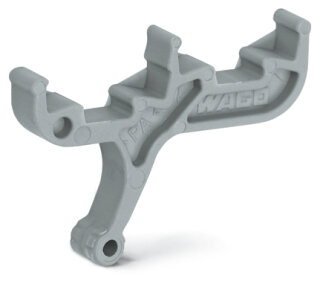 Adapter 2000-121 für Doppelstockklemmen schwenkbar grau
