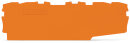 Abschluss- und Zwischenplatte 2000-2196 0,7 mm orange...