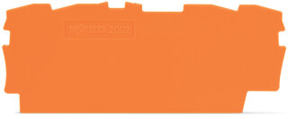 Abschluss- und Zwischenplatte 2002-1492 0,8 mm orange anrastbar