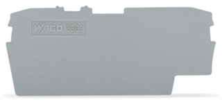 Abschluss- und Zwischenplatte 2002-1691 1 mm grau anrastbar