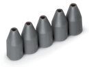 Isolierungsstopp 0,75 - 1 mm² dunkelgrau 5er-Strang...