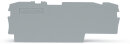 Abschluss- und Zwischenplatte 2002-1791 1 mm grau anrastbar