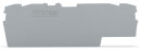Abschluss- und Zwischenplatte 2002-1891 1 mm grau anrastbar