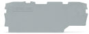 Abschluss- und Zwischenplatte 2002-1991 1 mm grau anrastbar
