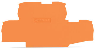 Abschlussplatte 2002-2792 0,8 mm orange anrastbar