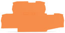 Abschlussplatte 2002-2792 0,8 mm orange anrastbar