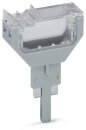 Leerstecker 2002-810 2-polig 10,4 mm grau WAGO