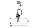 N-Prüfadapter 2003-500 1-polig CAGE CLAMP 16 A 500 V