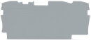 Abschluss- und Zwischenplatte 2004-1391 1 mm grau anrastbar