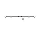4-Leiter-Schutzleiterklemme 2004-1407 4 mm² Push-in...