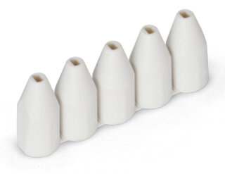 Isolierungsstopp 0,25–0,5 mm² lichtgrau 5er-Strang WAGO