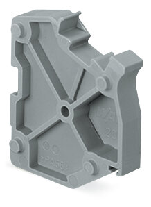 Blindmodul 2004-549 anreihbar 1-polig grau 6,2 mm