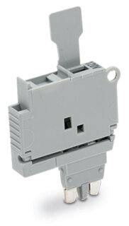 Sicherungsstecker 2004-911/1000-867 mit Lasche G 5x20 mm grau