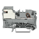 1-Leiter-Potentialausgleichsklemme 2006-7111 Push-in 6 mm² grau