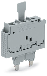 Sicherungsstecker 2006-921 mit Lasche G 5x30 mm 10 A grau