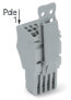 1-Leiter-Federleiste 2020-106/143-000 Push-in CAGE CLAMP...