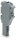 1-Leiter-Federleiste 2022-104 Push-in CAGE CLAMP 4 mm² 4-polig blau