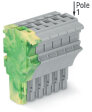 1-Leiter-Federleiste 2022-106 Push-in CAGE CLAMP 4...