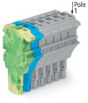 1-Leiter-Federleiste 2022-107 Push-in CAGE CLAMP 4...