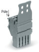 1-Leiter-Federleiste 2022-111/136-000 Push-in CAGE CLAMP...