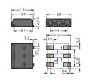 SMD-Leiterplattenklemme 2059-323/998-403 0,5 mm²...