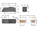 SMD-Leiterplattenklemme 2060-471/998-404 Push-in CAGE...