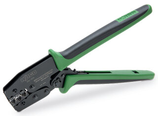 Crimp-Zange 206-1225 für Aderendhülsen 10–25 mm² grün/schwarz