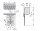 1-Leiter-Federleiste 2091-1103 Push-in CAGE CLAMP 3-polig 1,5 mm²