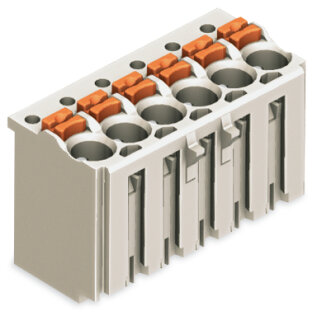 1-Leiter-Federleiste 2091-1130 Push-in CAGE CLAMP 10-polig 1,5 mm²