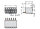 1-Leiter-THT-Federleiste 2091-1172 Push-in CAGE CLAMP 1,5 mm² 2-polig