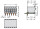 1-Leiter-THT-Federleiste abgewinkelt 2091-1378 Push-in 8-polig 1,5 mm²