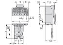 1-Leiter-Stiftleiste 2091-1503 Push-in CAGE CLAMP 1,5...