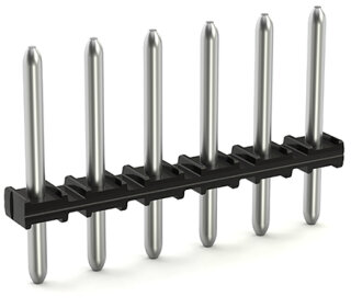 THR-Pinstrip 2091-1704 4-polig Lötstift 1,0 mm gerade schwarz