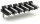 THR-Pinstrip 2091-1726 6-polig abgewinkelt Lötstift 1,0 mm schwarz