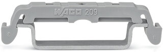 Montagefuß 209-120 6,4 mm Rastfuß grau
