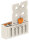 1-Leiter-Federleiste 2092-1103 Push-in CAGE CLAMP 2,5 mm² 3-polig