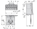 1-Leiter-Stiftleiste 2092-1505 Push-in CAGE CLAMP 2,5...