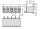 1-Leiter-THT-Federleiste 2092-3154 4-polig Push-in CAGE CLAMP gerade