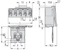 1-Leiter-Stiftleiste 2092-3502/002-000 Push-in CAGE CLAMP...